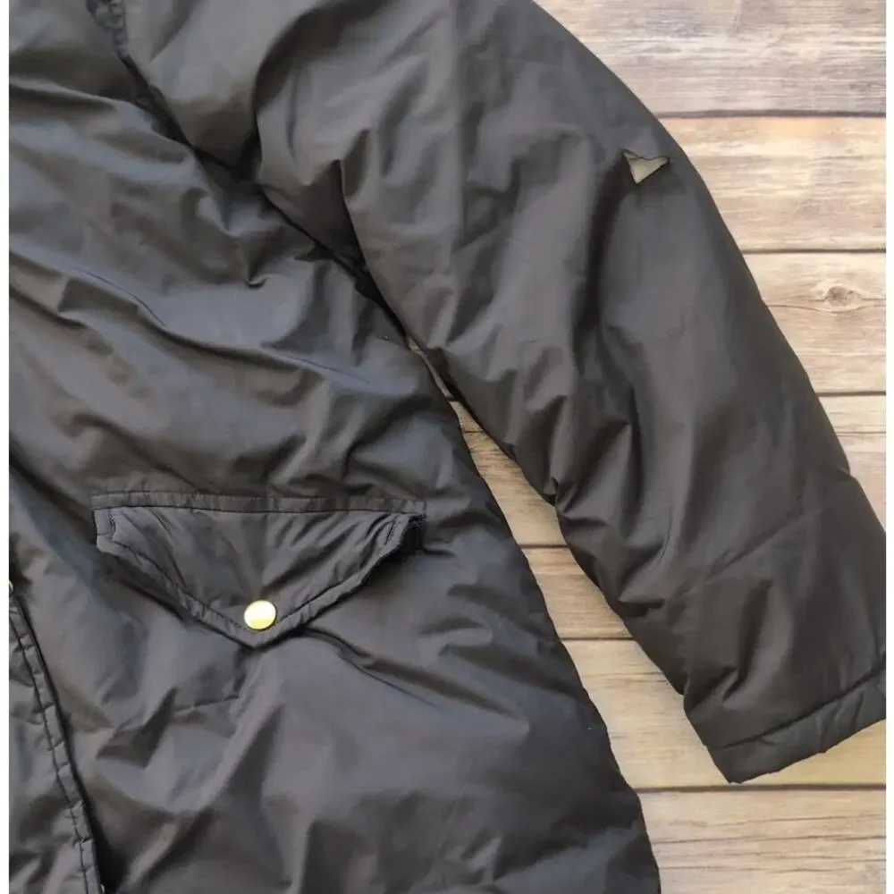 J.Crew Crewcuts Black Puffer Jacket Coat with PrimaLoft - XL
